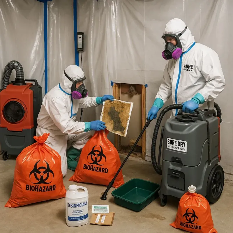 Contaminated Water Handling Protocols process in Richland County, WI