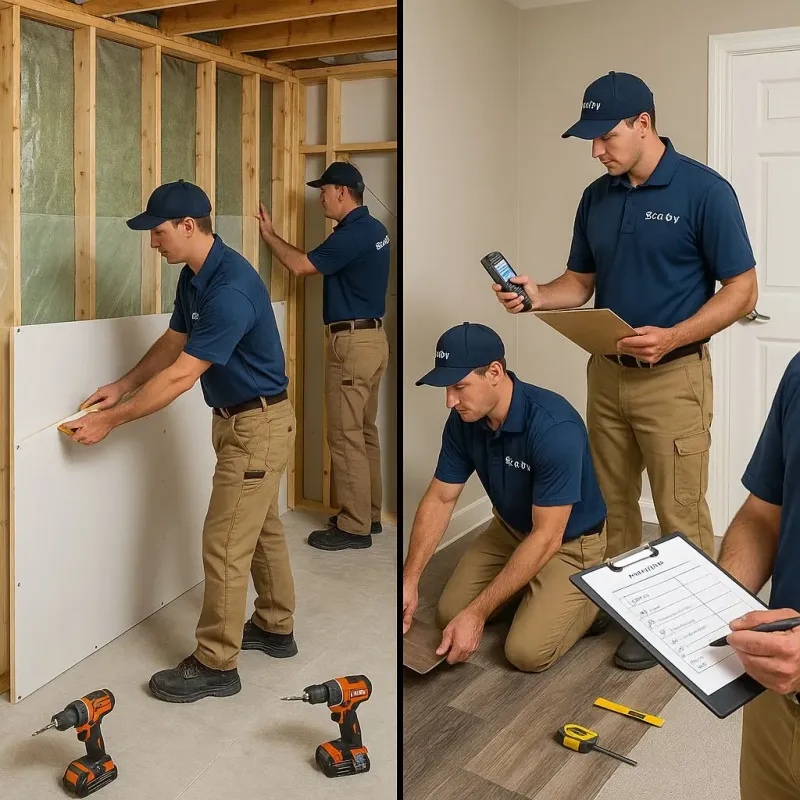 Repairs and Reconstruction process in Richland County, WI